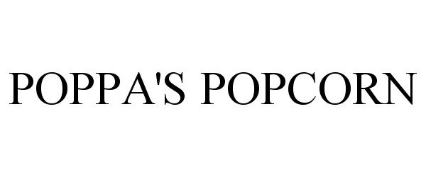 Trademark Logo POPPA'S POPCORN