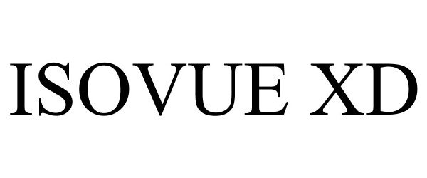 Trademark Logo ISOVUE XD