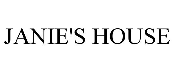 Trademark Logo JANIE'S HOUSE