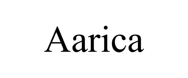Trademark Logo AARICA