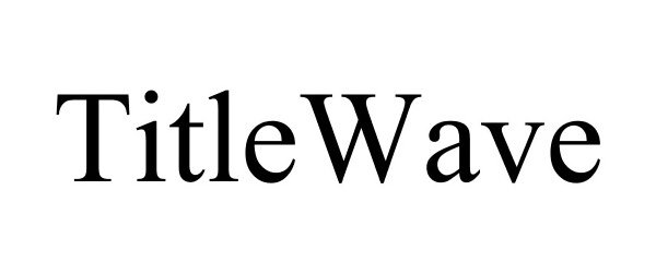 Trademark Logo TITLEWAVE