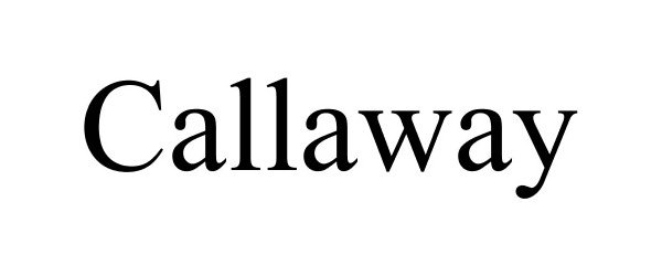 Trademark Logo CALLAWAY