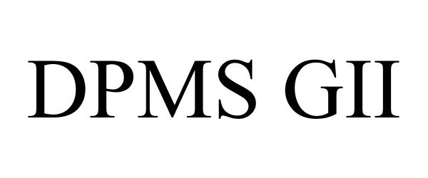 Trademark Logo DPMS GII