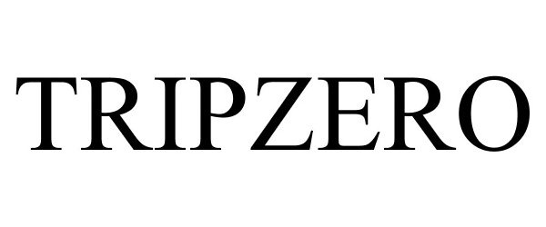 Trademark Logo TRIPZERO