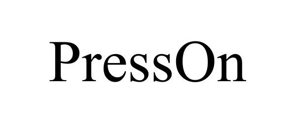 Trademark Logo PRESSON