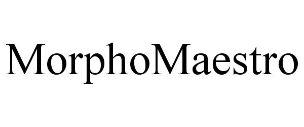Trademark Logo MORPHOMAESTRO