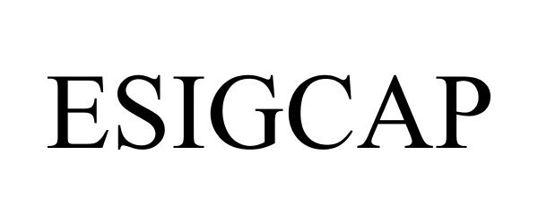 Trademark Logo ESIGCAP