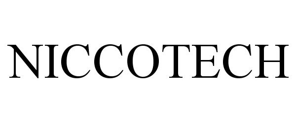 Trademark Logo NICCOTECH