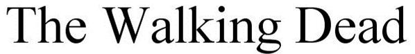 Trademark Logo THE WALKING DEAD