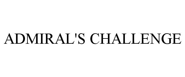  ADMIRAL'S CHALLENGE