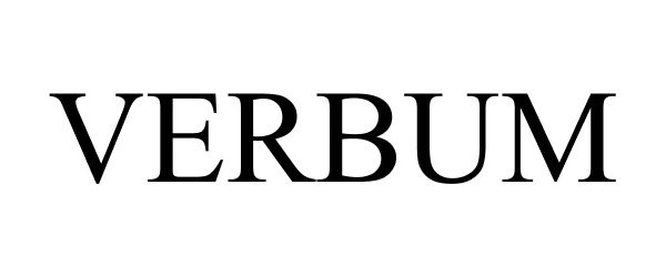 Trademark Logo VERBUM