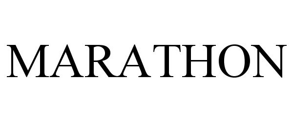 Trademark Logo MARATHON