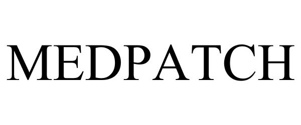 Trademark Logo MEDPATCH