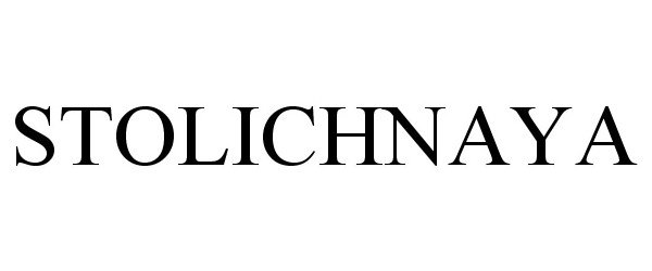 Trademark Logo STOLICHNAYA