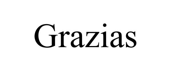 Trademark Logo GRAZIAS