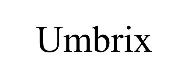 Trademark Logo UMBRIX