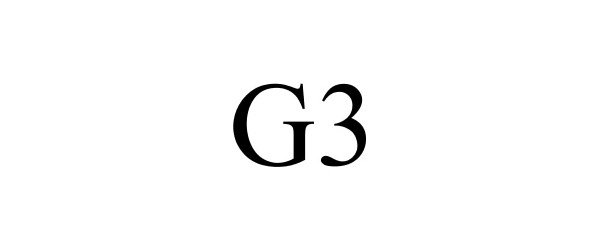 Trademark Logo G3
