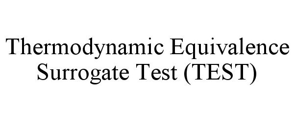  THERMODYNAMIC EQUIVALENCE SURROGATE TEST (TEST)