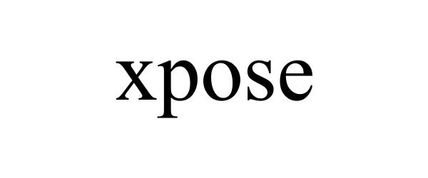 Trademark Logo XPOSE