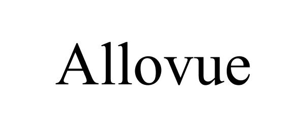 Trademark Logo ALLOVUE