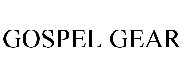 Trademark Logo GOSPEL GEAR