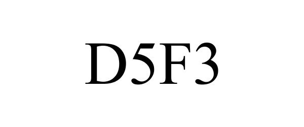 Trademark Logo D5F3