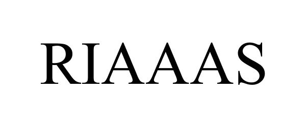 Trademark Logo RIAAAS