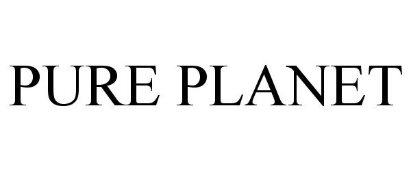 Trademark Logo PURE PLANET