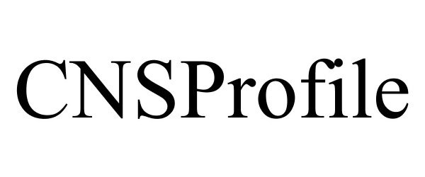 Trademark Logo CNSPROFILE