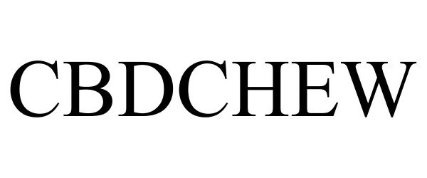 Trademark Logo CBDCHEW