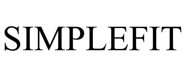 Trademark Logo SIMPLEFIT