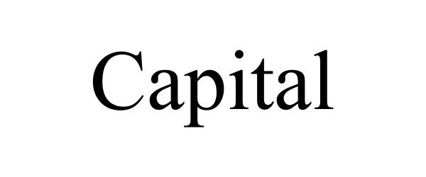 Trademark Logo CAPITAL