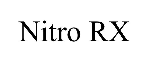 Trademark Logo NITRO RX