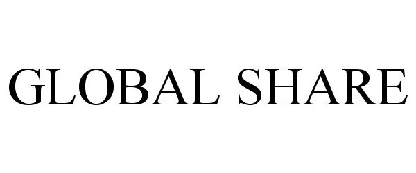 Trademark Logo GLOBALSHARE
