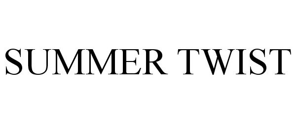 Trademark Logo SUMMER TWIST