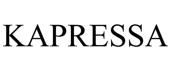 Trademark Logo KAPRESSA