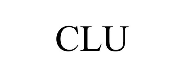 Trademark Logo CLU
