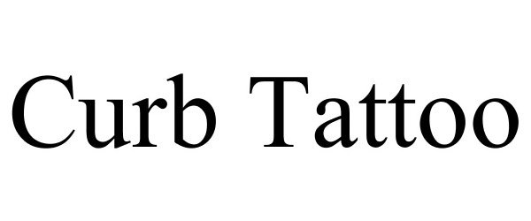 Trademark Logo CURB TATTOO