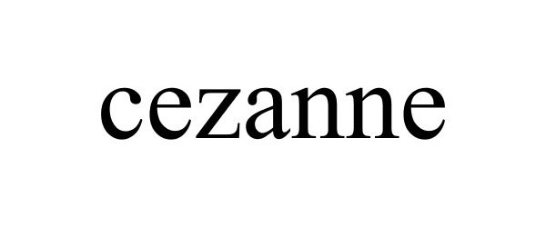 Trademark Logo CEZANNE