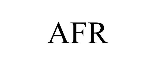 Trademark Logo AFR