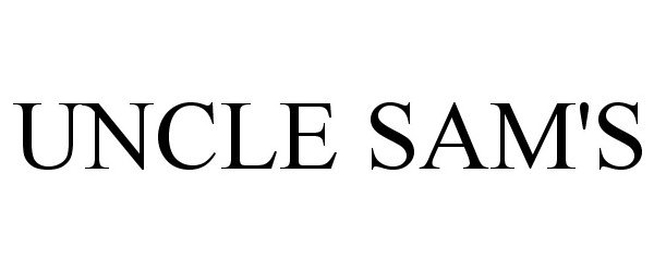 Trademark Logo UNCLE SAM'S