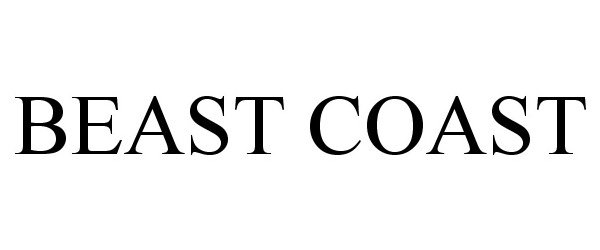 Trademark Logo BEAST COAST