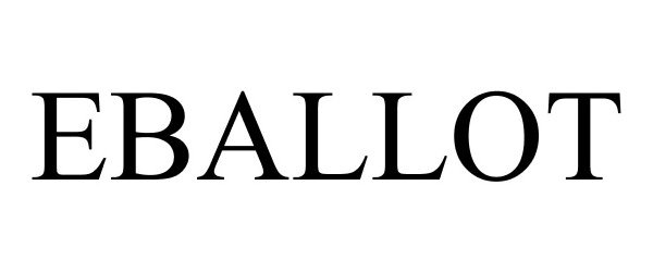 Trademark Logo EBALLOT