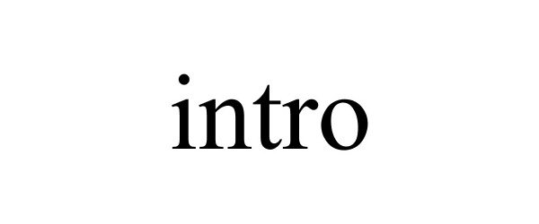 Trademark Logo INTRO