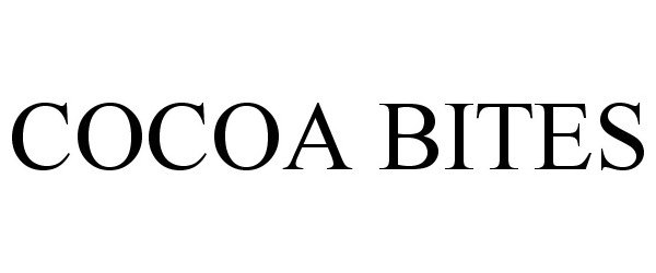 Trademark Logo COCOA BITES
