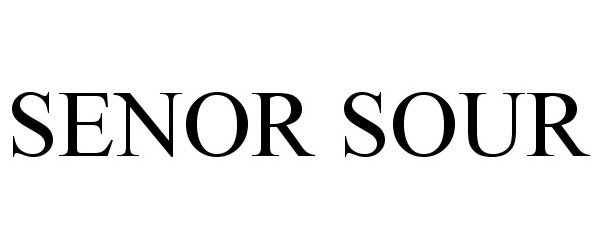 Trademark Logo SENOR SOUR