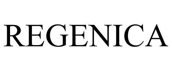 Trademark Logo REGENICA