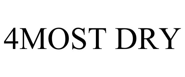 Trademark Logo 4MOST DRY