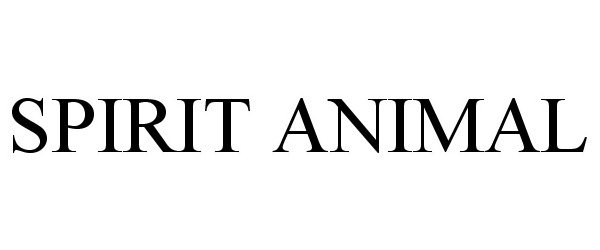Trademark Logo SPIRIT ANIMAL