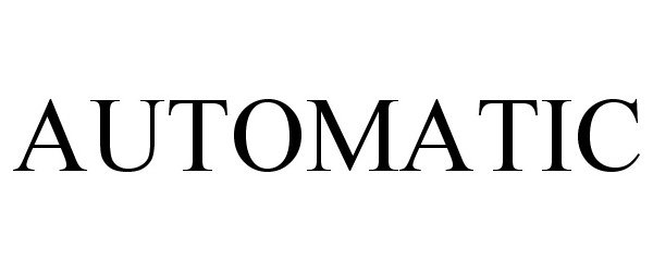 Trademark Logo AUTOMATIC